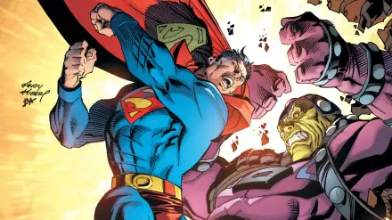 Superman: Up in the Sky HD Desktop Wallpaper | Background Image