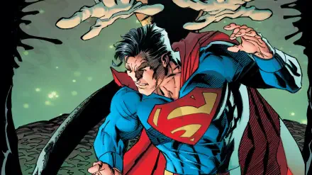 Superman: Up in the Sky HD Desktop Wallpaper | Background Image