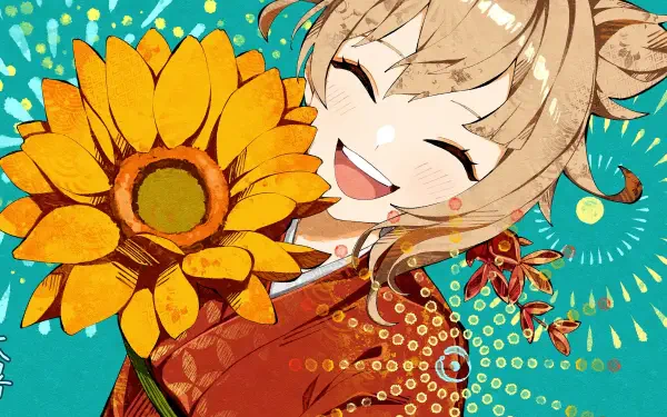 Genshin Impact video game girl Yoimiya (Genshin Impact) HD Desktop Wallpaper | Background Image
