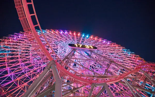 ferris wheel man made HD Desktop Wallpaper | Background Image