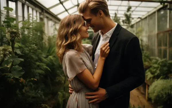 AI Art Romantic HD Desktop Wallpaper | Background Image
