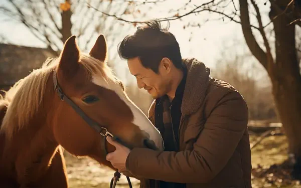 AI Art horse HD Desktop Wallpaper | Background Image