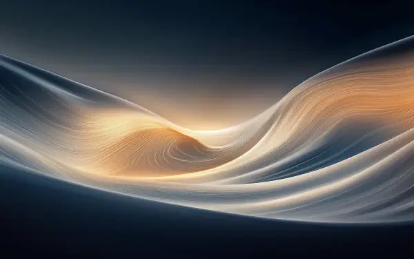 Abstract fluid shapes glow HD Desktop Wallpaper | Background Image