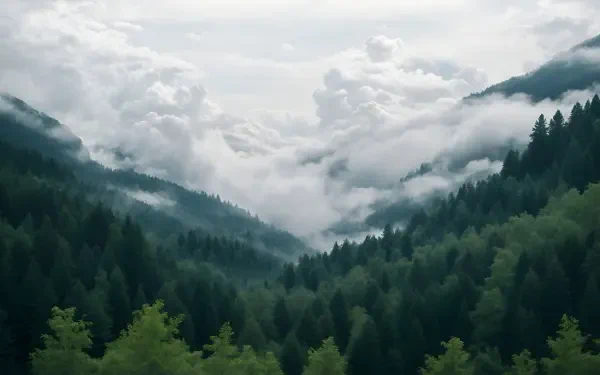 forest landscape HD Desktop Wallpaper | Background Image