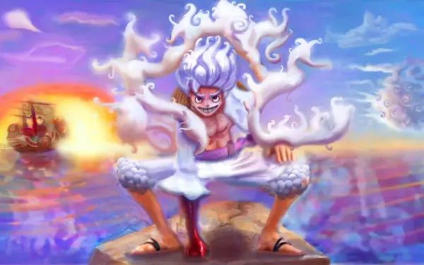 Monkey D. Luffy Gear 5 (One Piece) One Piece HD Desktop Wallpaper | Background Image