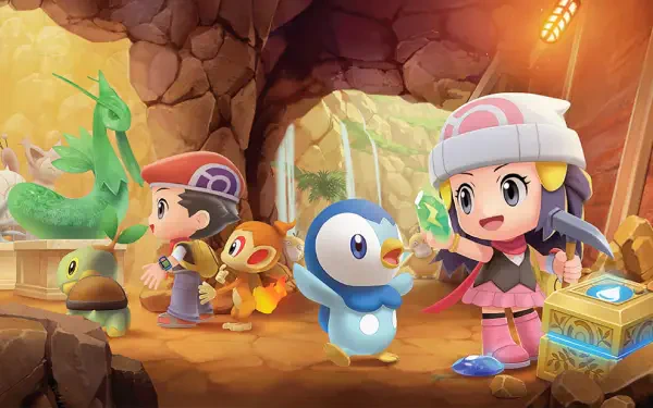 Pokémon Brilliant Diamond and Shining Pearl HD Desktop Wallpaper | Background Image