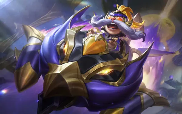  Corki Glorious Crown Skin LoL Splash Art