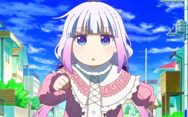 Anime Miss Kobayashi's Dragon Maid Kanna Kamui HD Desktop Wallpaper | Background Image