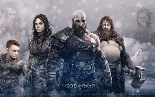 God of War: Ragnarök HD Desktop Wallpaper | Background Image