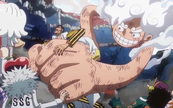 Anime One Piece Monkey D. Luffy Gear 5 (One Piece) Kizaru (One Piece) HD Desktop Wallpaper | Background Image