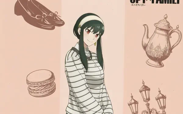 Anime Spy x Family Yor Forger HD Desktop Wallpaper | Background Image