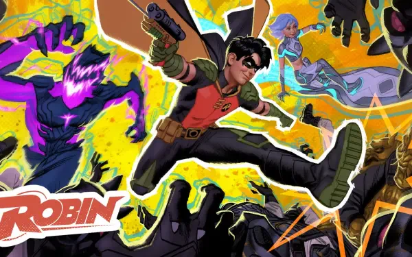 video game Fortnite Robin (DC Comics) HD Desktop Wallpaper | Background Image