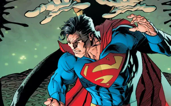 Superman: Up in the Sky HD Desktop Wallpaper | Background Image