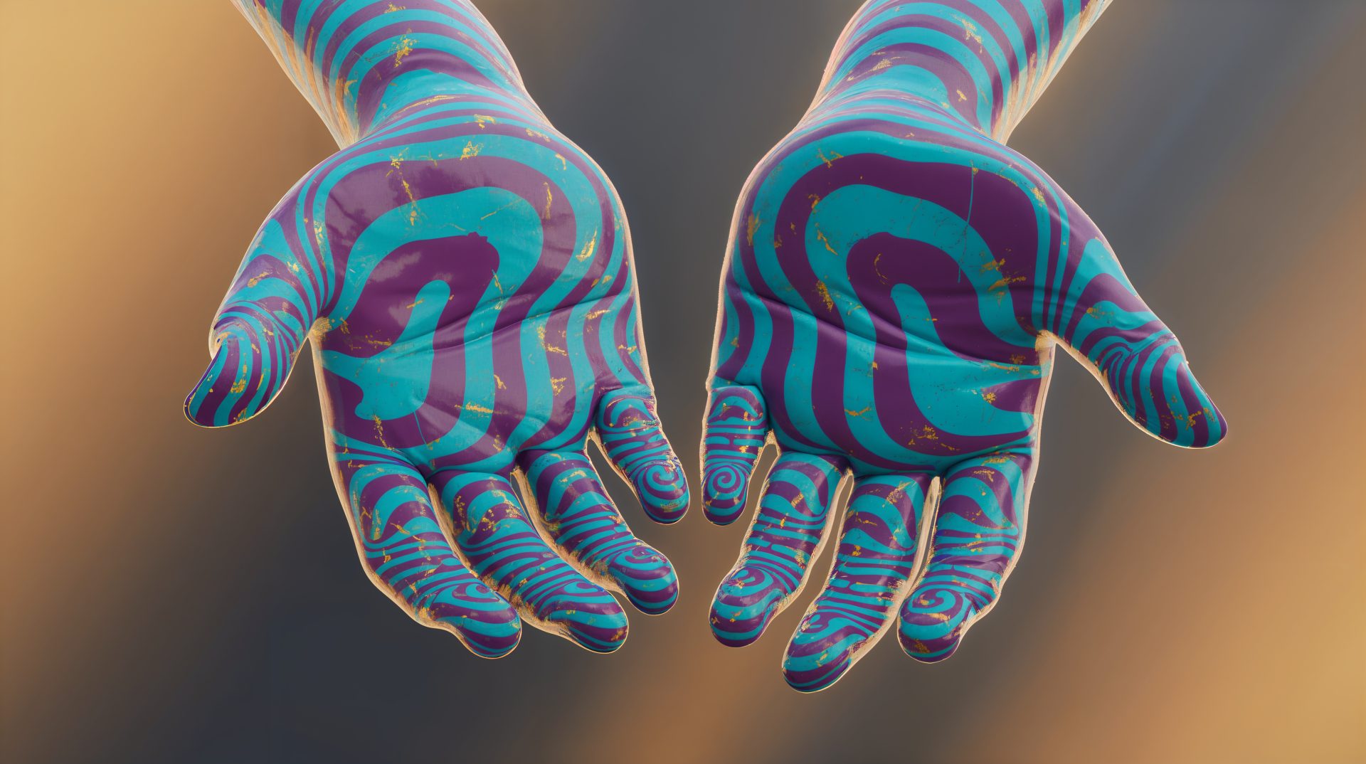 Chromatic Swirl Hands — 4K Ultra HD Wallpaper by QuantumCurator ...