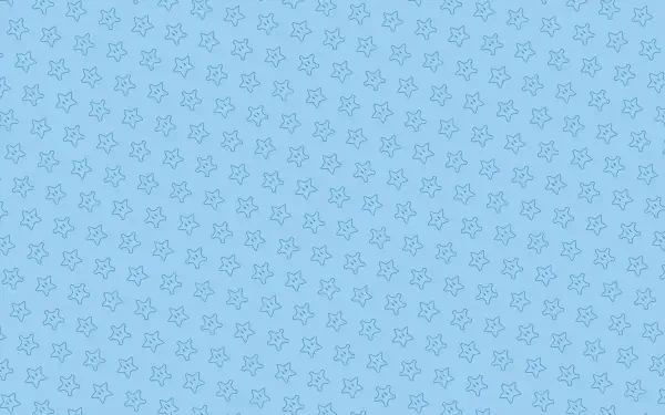 Light blue Super Mario Galaxy 4K Ultra HD PC desktop wallpaper showing a repeating pattern of outlined stars and subtle starburst motifs across a soft textured background.
