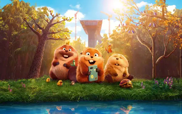 Hoppers 4K Ultra HD Wallpaper — Sunny Meadow Friends | 3840x2160 ...