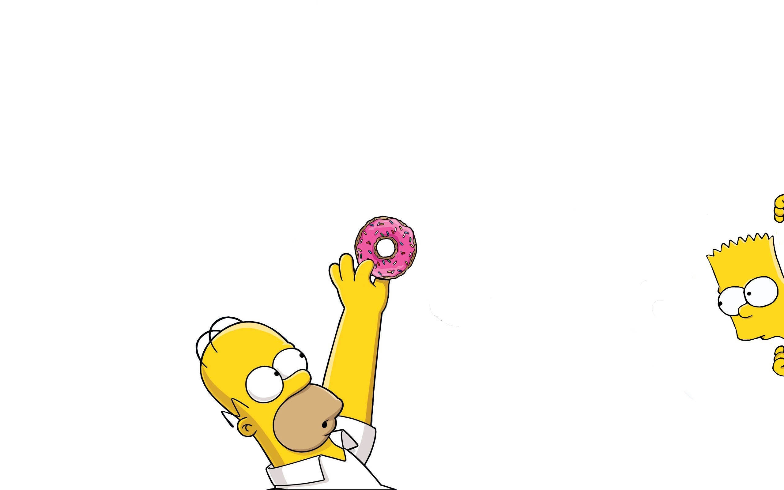 Homer And Bart Full HD Wallpaper And Background Image 2560x1600