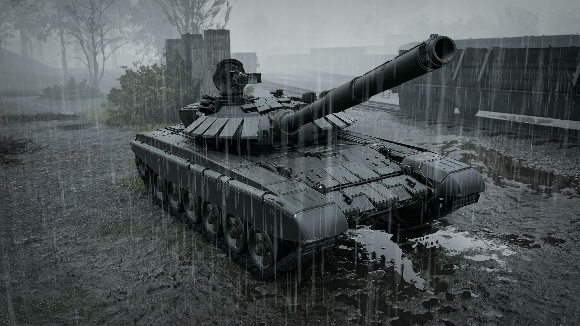 WARDOGS: Rain-Soaked Tank Warfare HD Wallpaper | 1920x1080 | Wallpaper ...