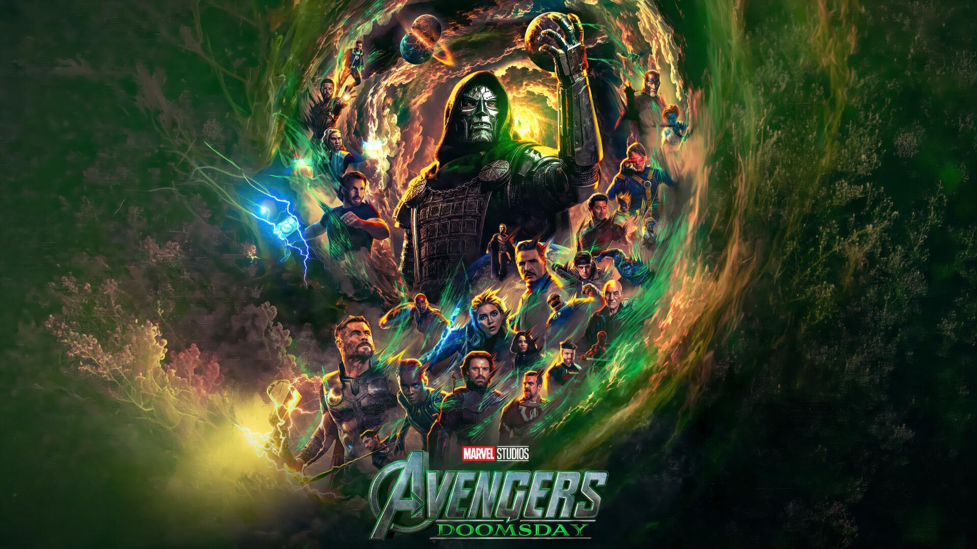 Avengers: Doomsday — Doom Rises | 2K Quad HD Wallpaper | 3840x2159 ...