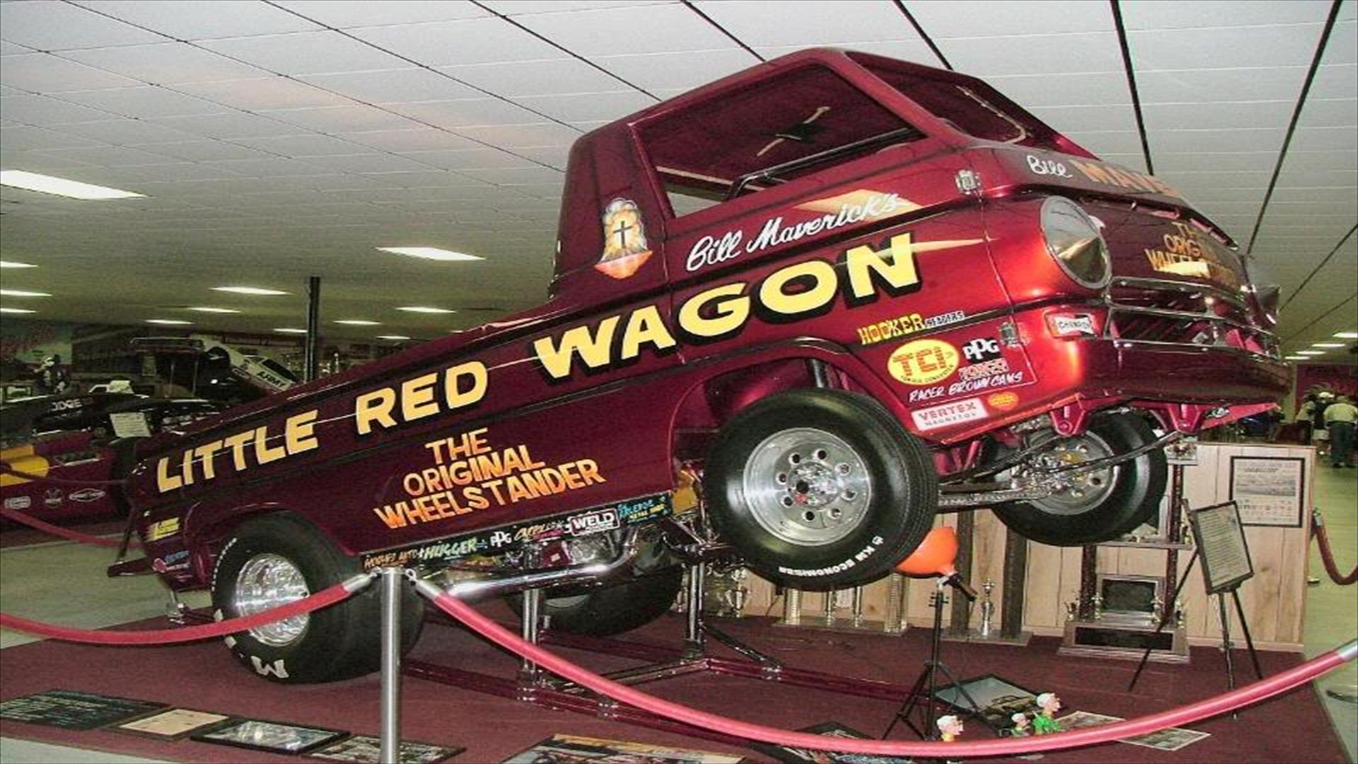 Mavericks Dodge Wagon Ny National Speedway Fridge Magnet Ebay Little Red Wagon Red Wagon Drag Racing