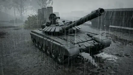 WARDOGS tank military vehicle in a rain-soaked battlefield, HD PC desktop wallpaper and background