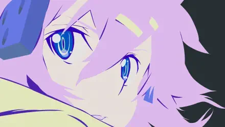 Close-up of a pink-haired, blue-eyed character from Sword Art Online II in a 4K Ultra HD PC desktop wallpaper and background.