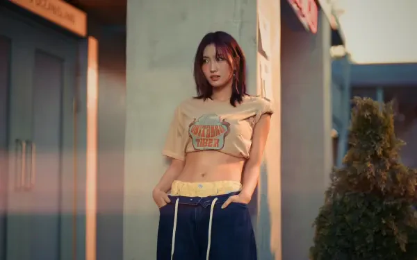  Momo Hirai - Twice / Misamo Modeling 4k Wallpaper