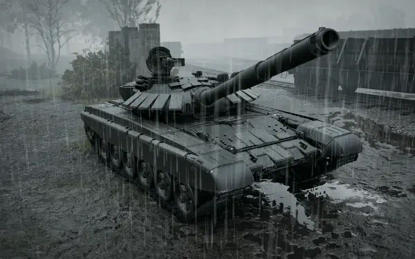 WARDOGS tank military vehicle in a rain-soaked battlefield, HD PC desktop wallpaper and background