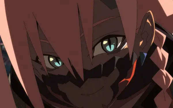 Talia Yang with teal eyes and a black mask in Cyberpunk: Edgerunners 2 anime, HD PC desktop wallpaper and background.
