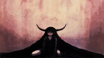 Black Gold Saw Anime Black Rock Shooter HD Desktop Wallpaper | Background Image
