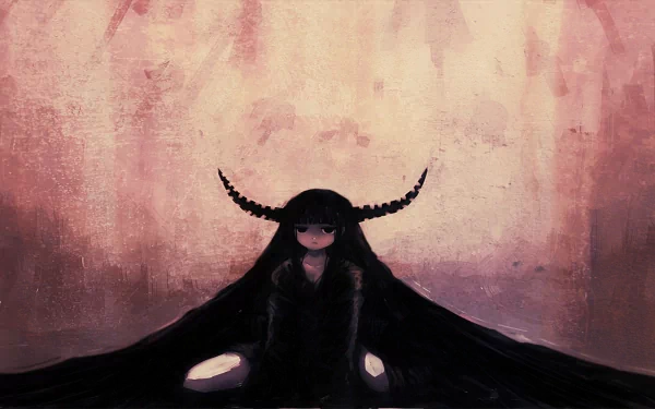 Black Gold Saw Anime Black Rock Shooter HD Desktop Wallpaper | Background Image