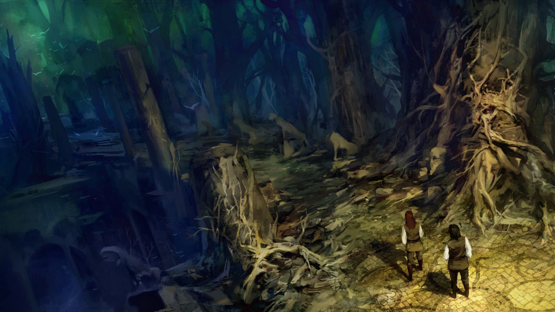 Download Fantasy Forest  HD Wallpaper