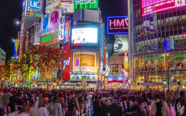 crowd man made city HD Desktop Wallpaper | Background Image