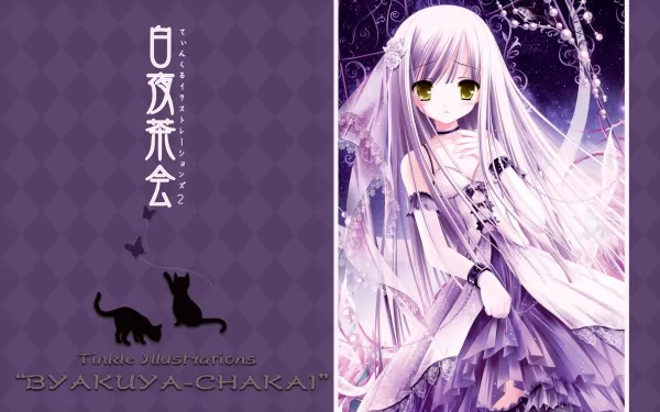Anime byakuya-chakai HD Desktop Wallpaper | Background Image