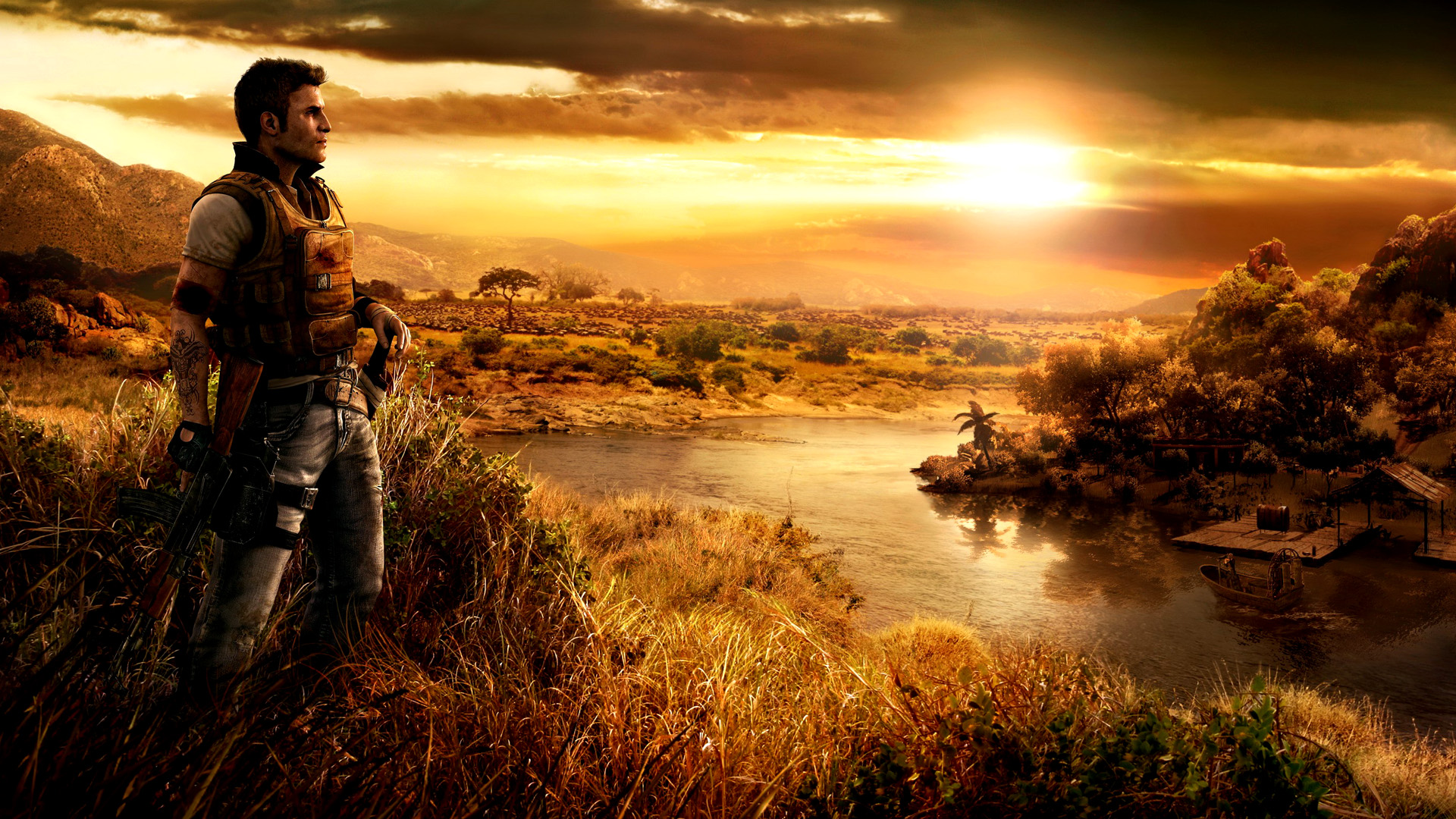 Far Cry 2, Graphics, Gameplay, Explosion, HD wallpaper