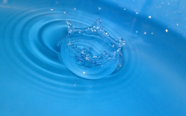 Earth Water Drop Water Blue Colors HD Wallpaper | Background Image