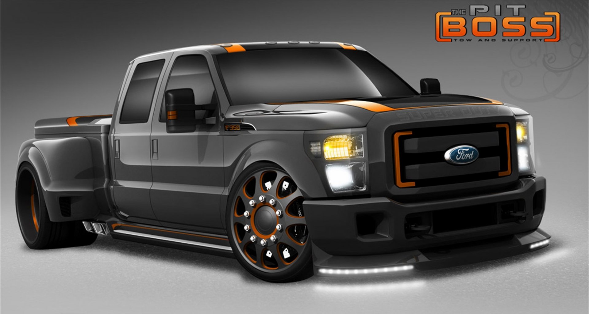 Download Vehicle Ford F-350 HD Wallpaper
