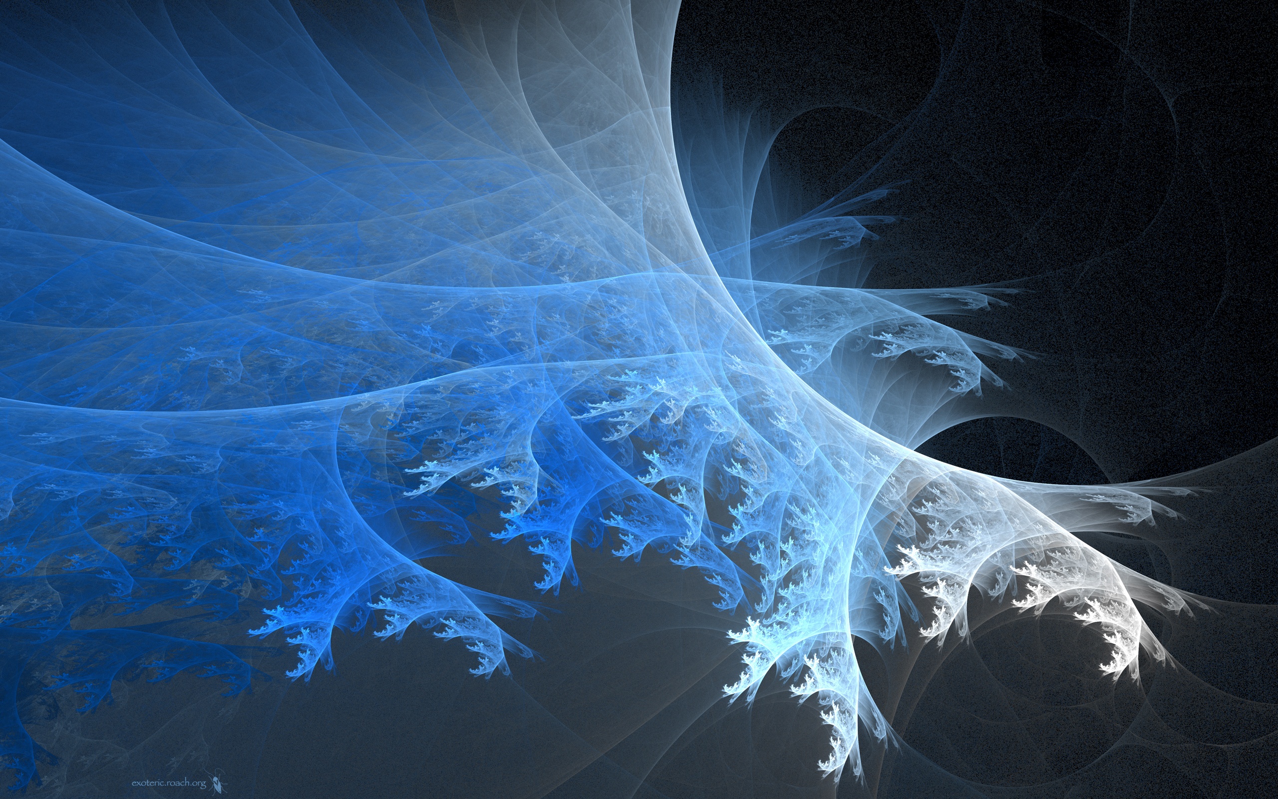 Download Blue Abstract Fractal Abstract Blue HD Wallpaper