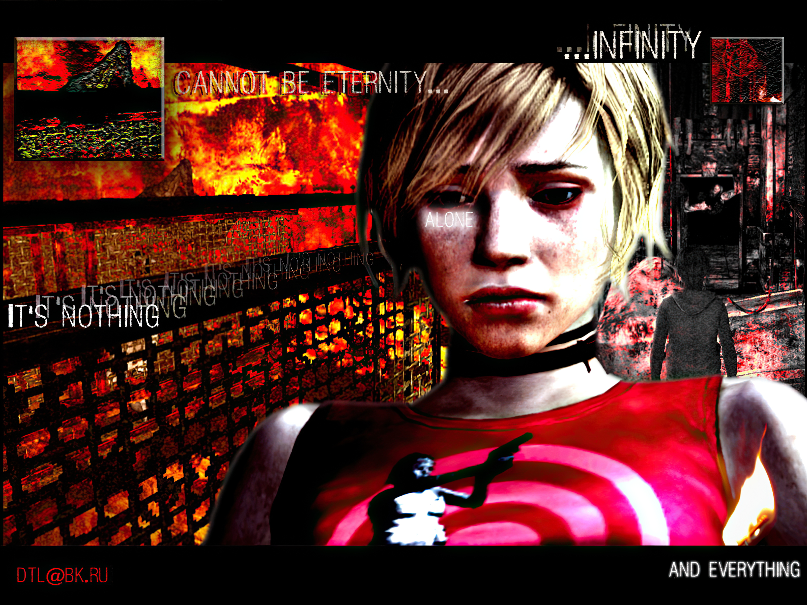 Heather, the iconic character from the video game Silent Hill.