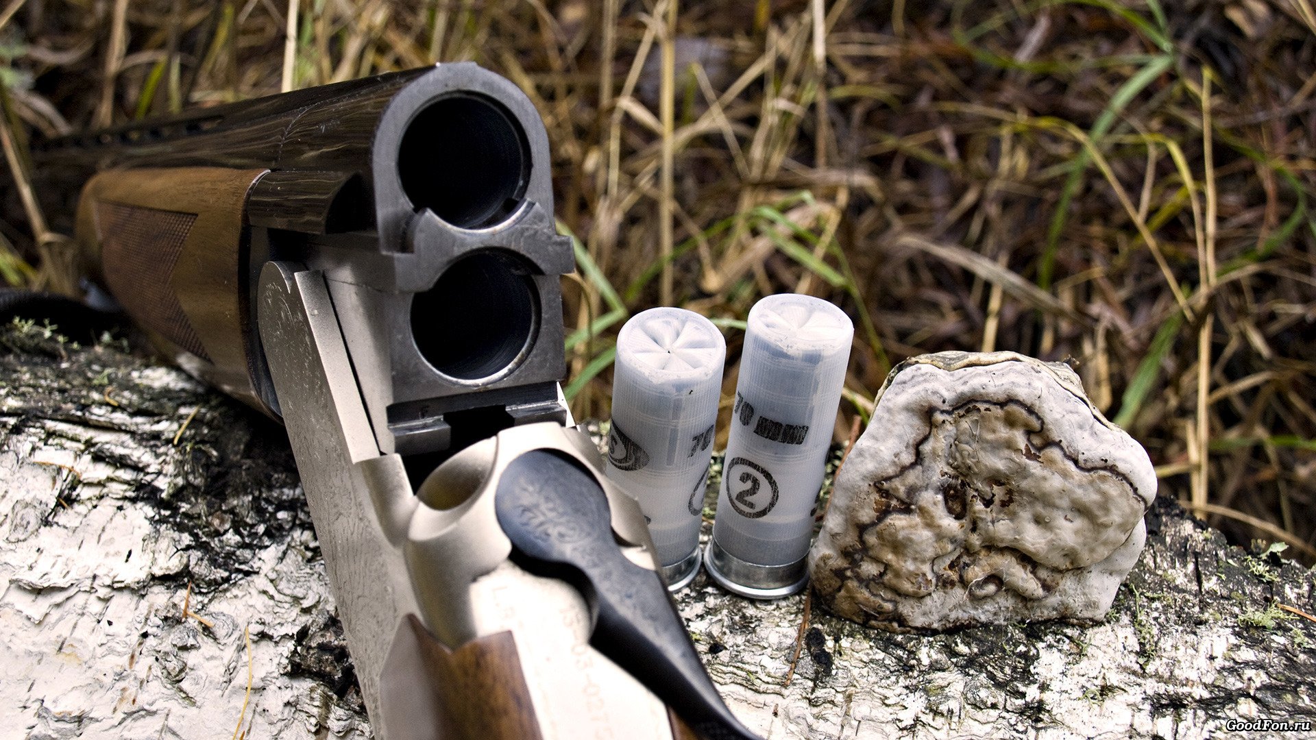 High-Def Precision: Man-Made Shotgun and Ammo Close-Up | 1920x1080 ...