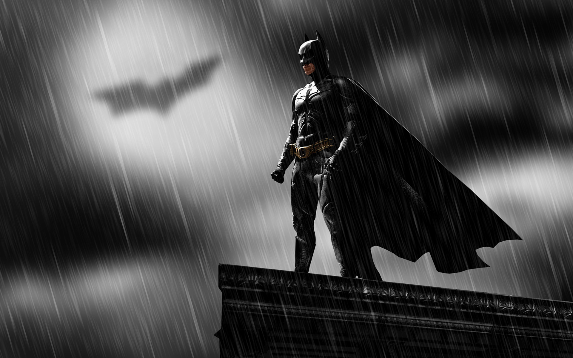 Dark Knight movie poster image featuring Batman.