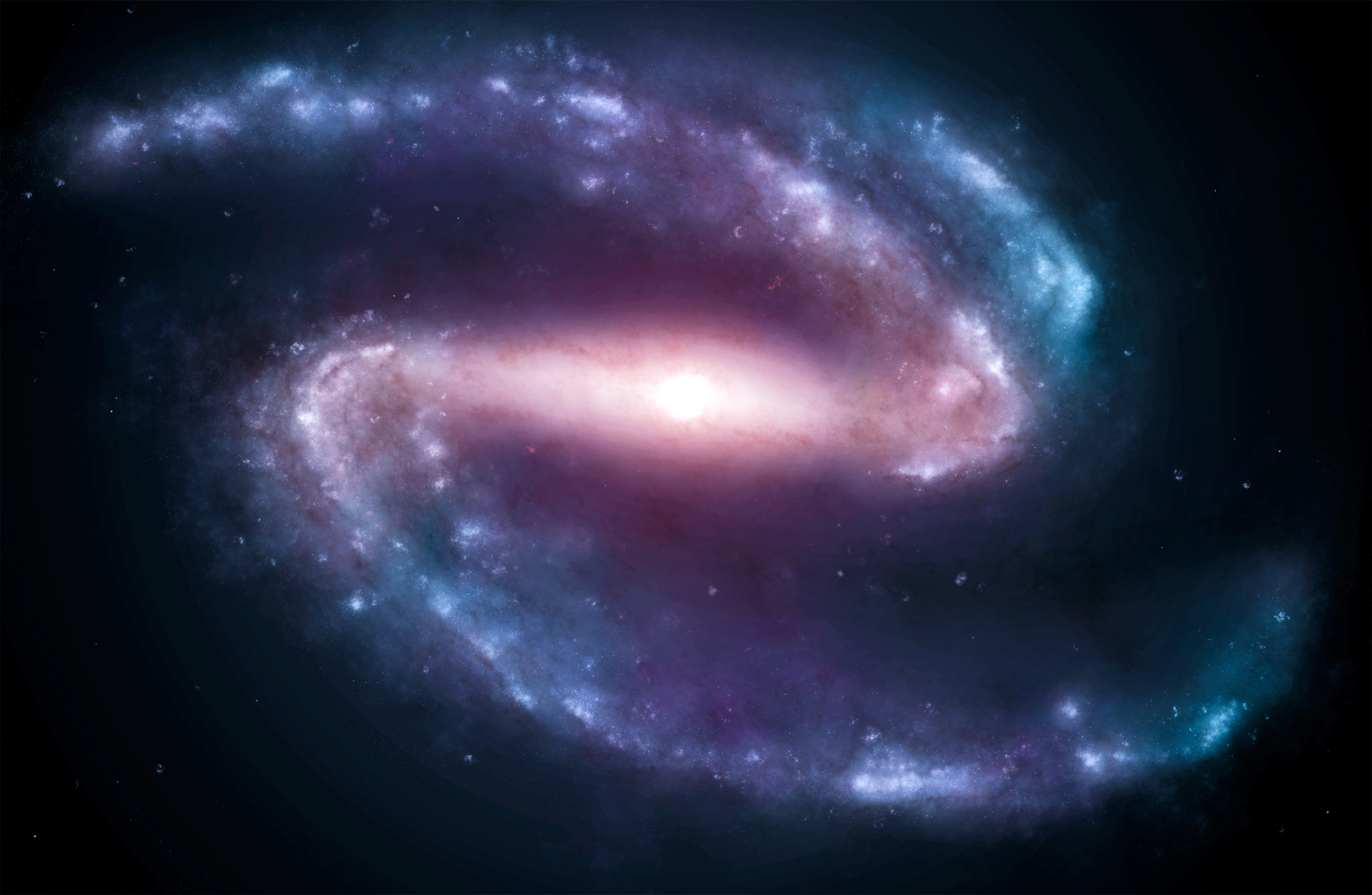 Sci-Fi Galaxy Desktop Wallpaper