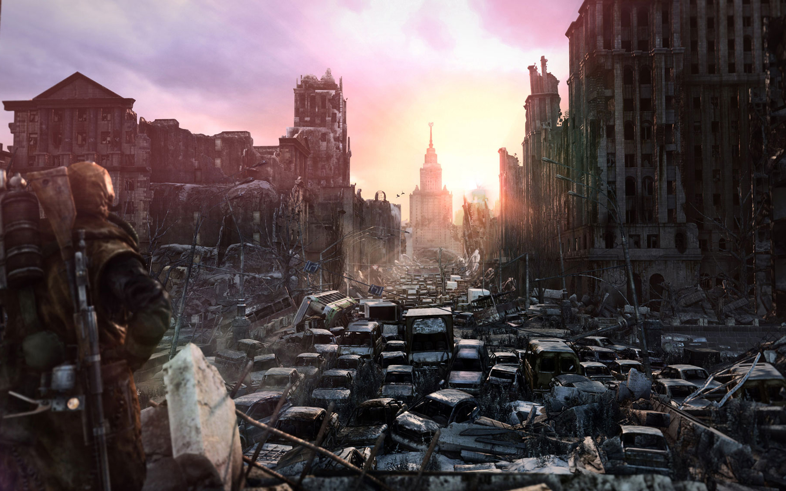 Video game screenshot: Metro: Last Light. Uncover post-apocalyptic secrets in immersive gameplay.