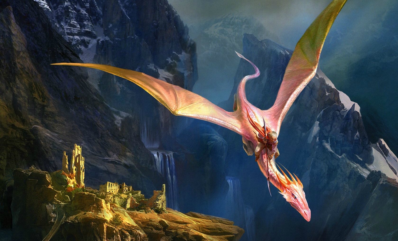 Fantasy Dragon Wallpaper by Vladimir Bondar