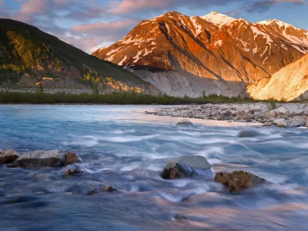river water Alaska nature mountain HD Desktop Wallpaper | Background Image