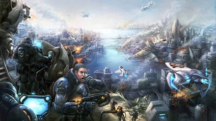 Sci Fi war HD Desktop Wallpaper | Background Image