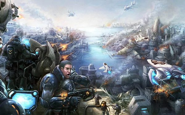 Sci Fi war HD Desktop Wallpaper | Background Image