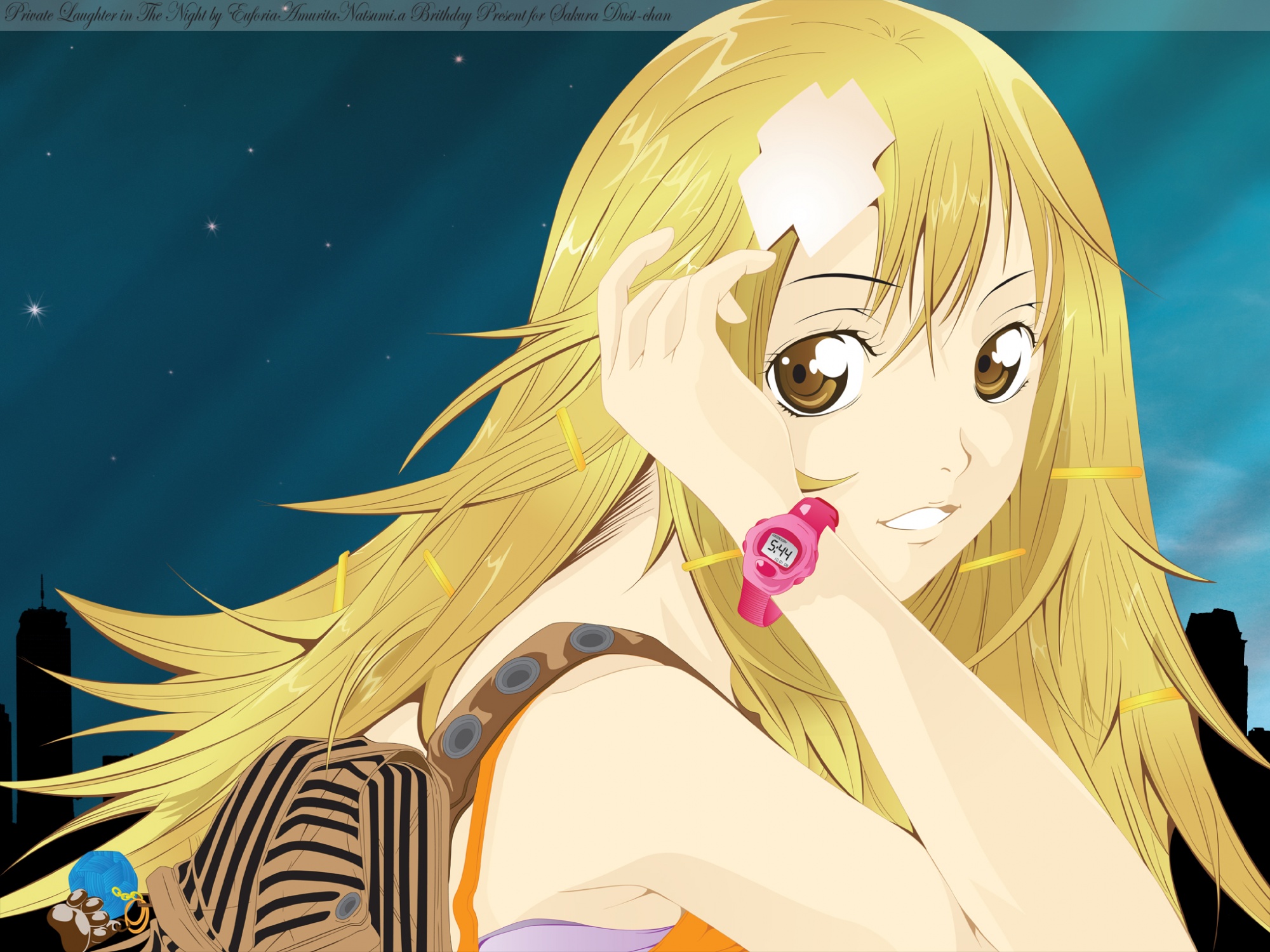 Kururu, an Anime character from Air Gear, in a captivating desktop wallpaper.