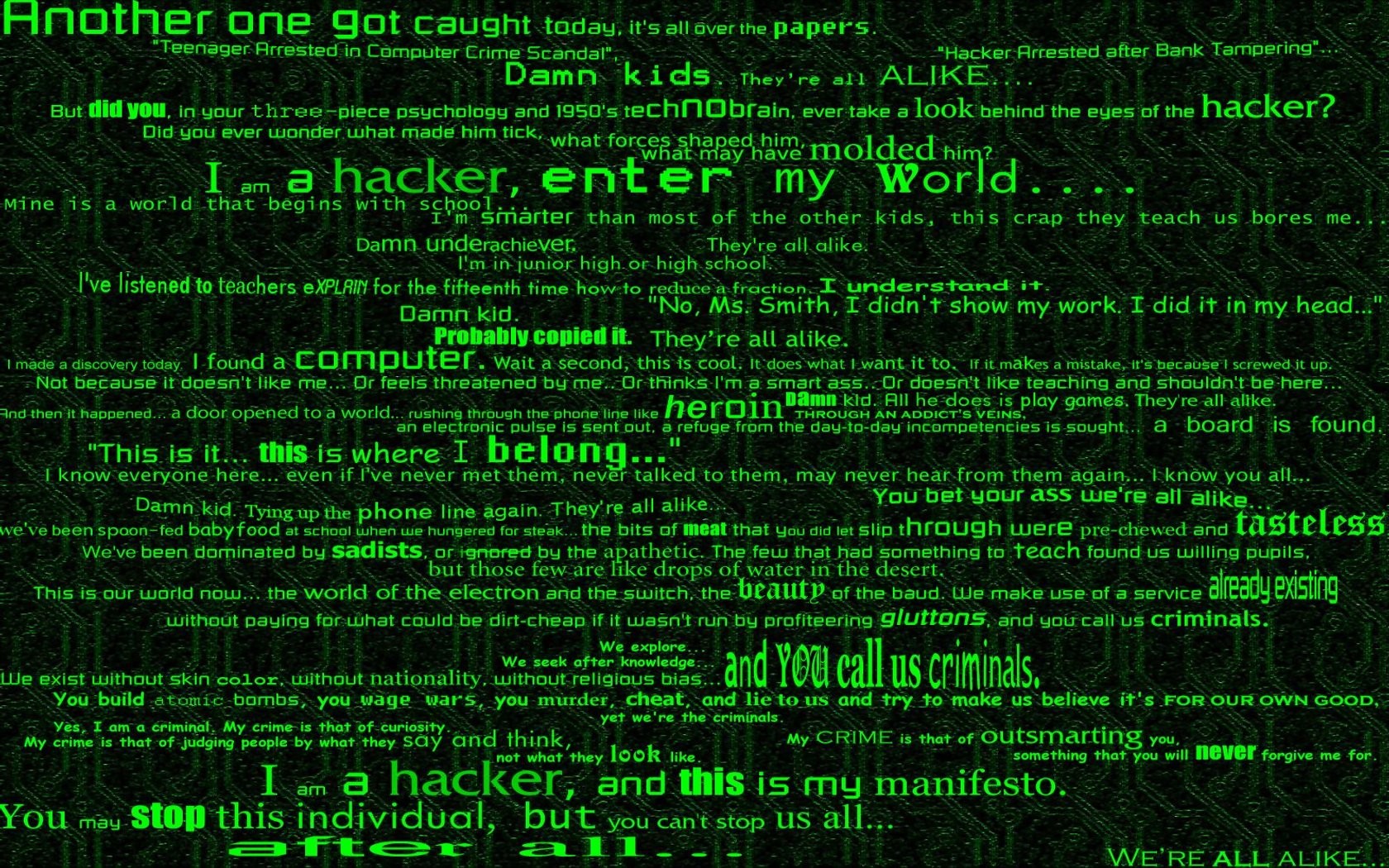 Technology Hacker HD Wallpaper | Background Image