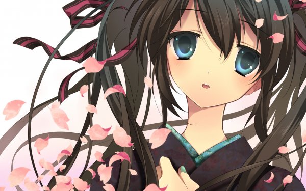 Anime Vocaloid Hatsune Miku Brown Hair HD Wallpaper | Background Image
